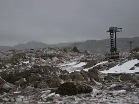 Legges Tor from the summit looking towards the Ben Lomond Ski Resort