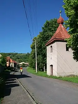 Belfry in the village Lehôtka, built in the year 1893