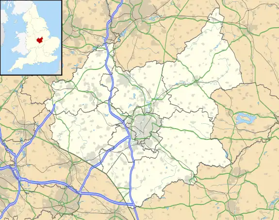 Rushey Mead is located in Leicestershire