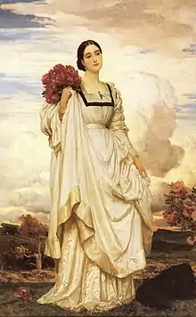 Leighton Brownlow in artistic dress, 1879.