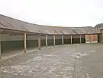 Curved shelter in Stockyard III.