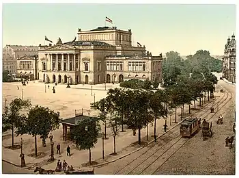 Image 3Augustusplatz with Leipzig Opera House, around 1900