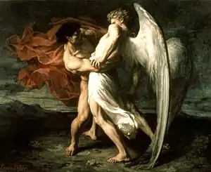 Jacob Wrestling with the Angel, 1865