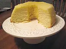 Lemon chiffon cake