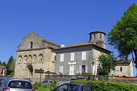 The church of Saint-Eutrope with the priory