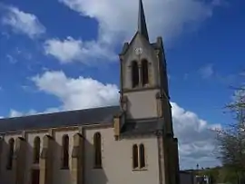 The church in Les Guerreaux