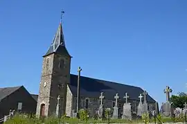 The church in Les Loges