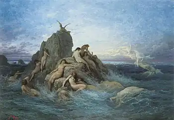 The Oceanids (The Naiads of the Sea), 1860s