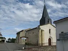 The church in Les Pineaux