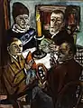 Max Beckmann, Les Artistes mit Gemüse (Artists with Vegetable), 1943