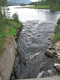 Lågen outflow at Lesjaverk