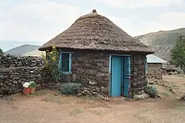 Image 42In Lesotho: rondavel stones (from Architecture)