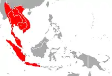 In Indonesia, Laos, Malaysia, Thailand, and Vietnam