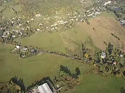 Aerial view of Dolní Podluží