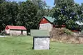 Wagon shed and Barn