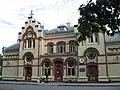 Levanger station, city façade.