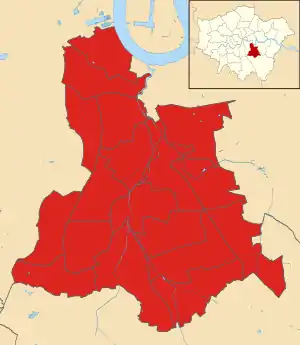 Lewisham 2018 results map