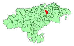 Location of Liérganes