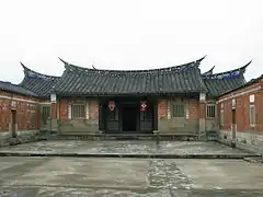 Lee Teng-fan's Ancient Residence, Taoyuan. Many Hakka clans in Taiwan adopted Minnan architecture.