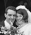 Lia Hinten marrying W. Louer on 22 April 1966