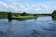 Liakanjoki river in Tornio