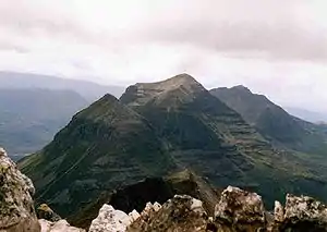 Liathach seen from Beinn Eighe.