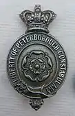 Liberty of Peterborough Constabulary chromed Day Badge