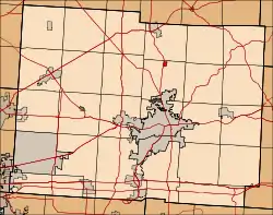 Location of St. Louisville in Licking County