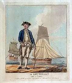 Lieutenant in the Royal Navy