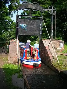 Guillotine Lock, Stratford Canal