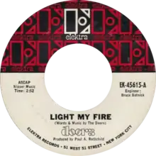 One of side-A labels of a 1967 US re-pressed single