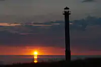 Kiipsaare Lighthouse at sunset (2013)