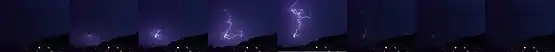 Image 18Lightning sequence (Duration: 0.32 seconds) (from Atmospheric electricity)