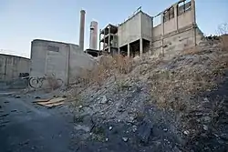 Abandoned cement plant at Lime