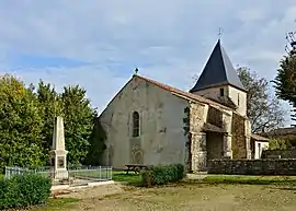 The church as seen from SW