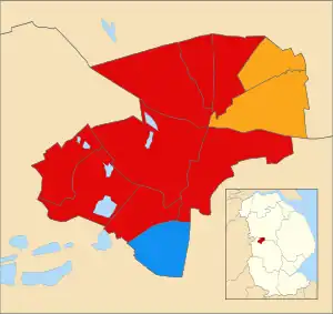 2023 results map