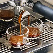 Image 14The espresso comes from the Italian esprimere, which means "to express," and refers to the process by which hot water is forced under pressure through ground coffee. (from Culture of Italy)