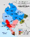 Linguistic structure of Montenegro by municipalities 2011