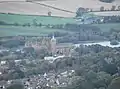 Linlithgow Palace in Linlithgow, seen from Cockleroy Hill