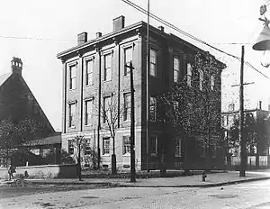 Image 30The Linsly Institute building in Wheeling, West Virginia, which served as the state's first capitol building from statehood in 1863 until March 28, 1870, when the capitol was transferred to Charleston, West Virginia (from History of West Virginia)