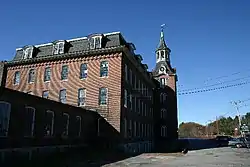 Linwood Cotton Mill, built by James F. Whitin (1866). The Blackstone Valley was a major contributor to America's Industrial Revolution.