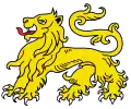 Lion statant