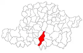 Location in Arad County