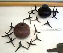 Clay grenades that were filled with Greek fire (10th–12th centuries)