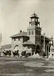 The Art Nouveau style Post and Telegraph Office at Lismore (1898), photographed circa 1904