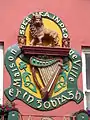 Design on Harp and Lion Bar Listowel, Co. Kerry