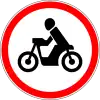 No entry for motorcycles