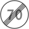 End of speed limit