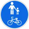 Cycle and pedestrian path