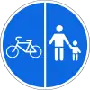 Cycle and pedestrian path